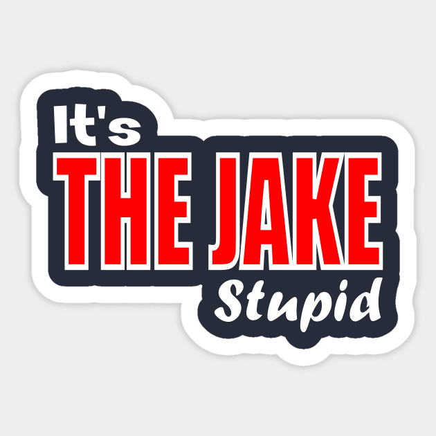 It's the Jake Stupid ( Remembering Jacobs Field ) Sticker by Retro Sports